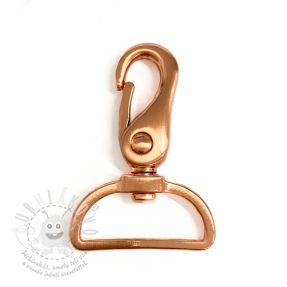 Fém karabiner 40 mm copper