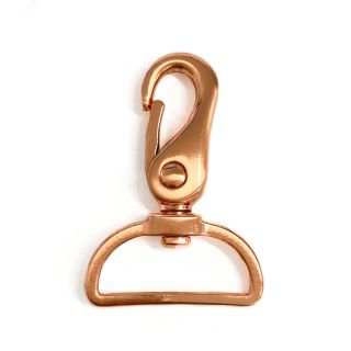 Fém karabiner 40 mm copper