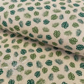 Dekorációs anyag Linenlook premium Jungle Leaf Monstera
