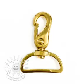 Fém karabiner 40 mm gold
