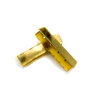 Szalagvég 40 mm gold