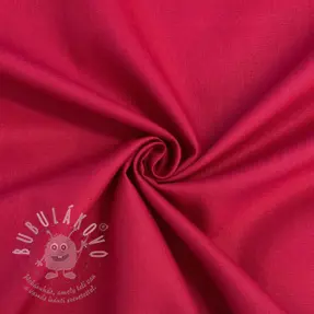 Popelín pamut anyag cerise