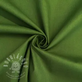 Popelín pamut anyag forest green