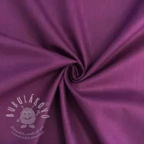 Popelín pamut anyag dark purple