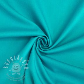Bavlnený popelín turquoise
