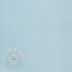 Pamutvászon Petit dots light blue