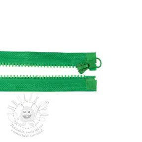 Bontható cipzár 65 cm grass green