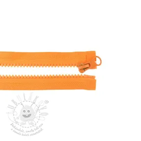 Bontható cipzár 65 cm orange