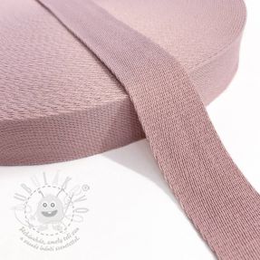 Pamut heveder 4 cm old pink