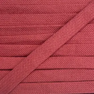 Pamut zsinór lapos 13 mm coral
