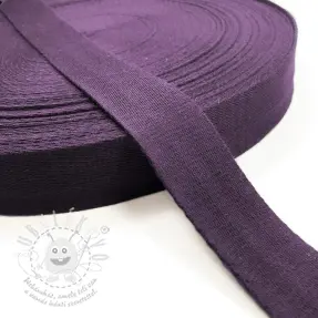 Pamut heveder 4 cm violet