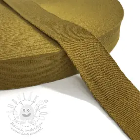 Pamut heveder 4 cm golden brown