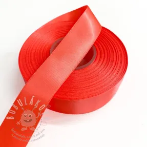 Kétoldalas szatén szalag 25 mm neon orange