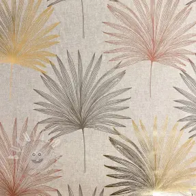 Dekorációs anyag Luxury palm metallic premium
