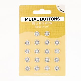 Patentozó szett METAL 8,5 mm off white