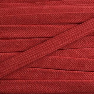 Pamut zsinór lapos 15 mm red