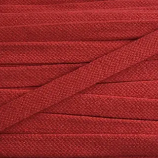 Pamut zsinór lapos 15 mm red