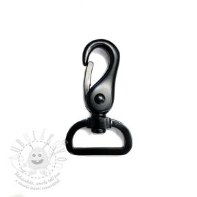 Fém karabiner 25 mm black