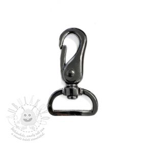 Fém karabiner 25 mm anthracite