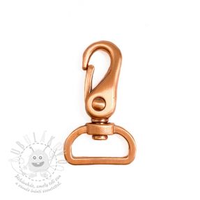 Fém karabiner 25 mm copper