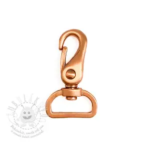 Fém karabiner 25 mm copper