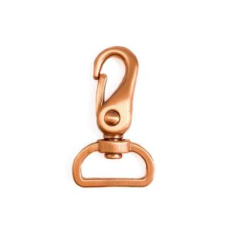 Fém karabiner 25 mm copper