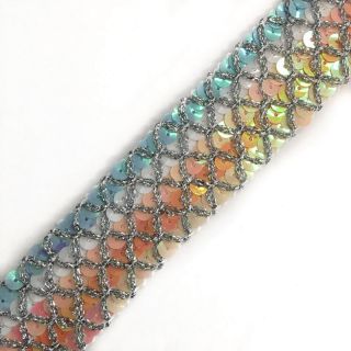 Szalag Sequin MULTI rose