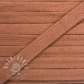 Pamut zsinór lapos 13 mm salmon
