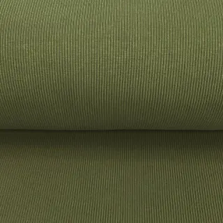 Körkötött passzé RIB army green ORGANIC