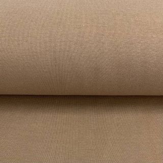 Körkötött sima passzé GOTS taupe