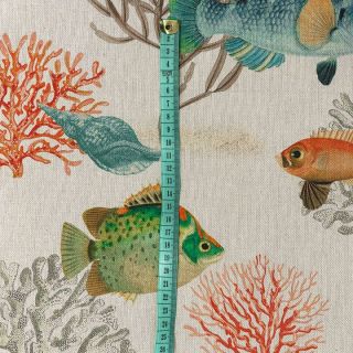 Dekorációs anyag Linenlook premium Reef Fish digital print