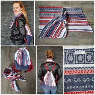 Pamut zsinór 8 mm red