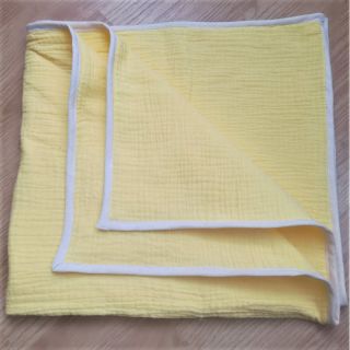Dupla géz/muszlin soft yellow ORGANIC