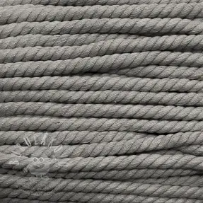 Tekert pamut zsinór 12 mm grey