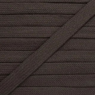 Pamut zsinór lapos 13 mm mocha