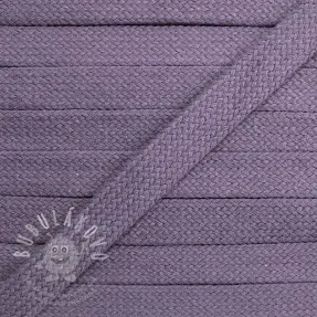 Pamut zsinór lapos 13 mm lavender
