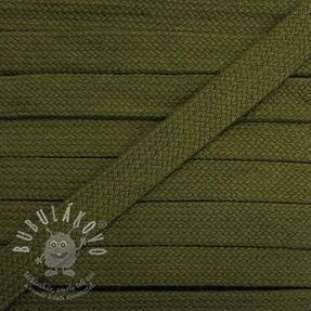 Pamut zsinór lapos 17 mm camo green