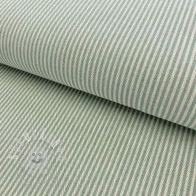 Dekorációs anyag DOBBY Colored stripe soft green