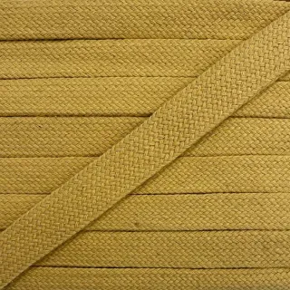 Pamut zsinór lapos 13 mm camel