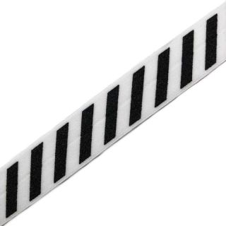 Szegőgumi STRIPE 20 mm white