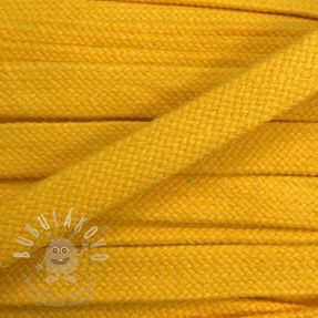 Pamut zsinór lapos 15 mm yellow