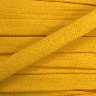 Pamut zsinór lapos 15 mm yellow
