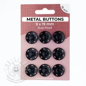 Patentozó szett METAL 19 mm black