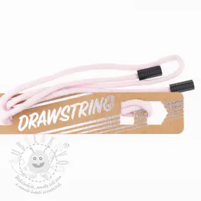 Kapucni zsinór fém végekkel 115 cm HEAD1 light pink