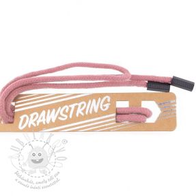 Kapucni zsinór fém végekkel 115 cm HEAD1 old pink