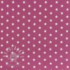 Pamutvászon Petit stars mauve