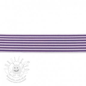 Sima gumi 4 cm Stripe purple