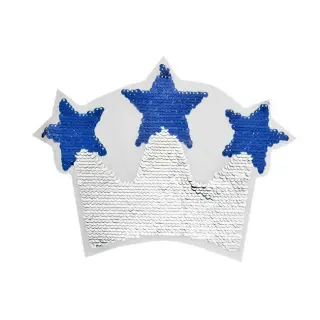 Kétoldalas flitterek Royal crown