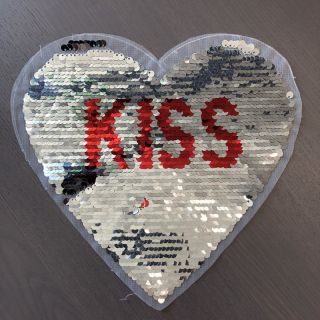 Kétoldalas flitterek Heart kiss