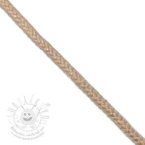 Lurex zsinór 10 mm beige